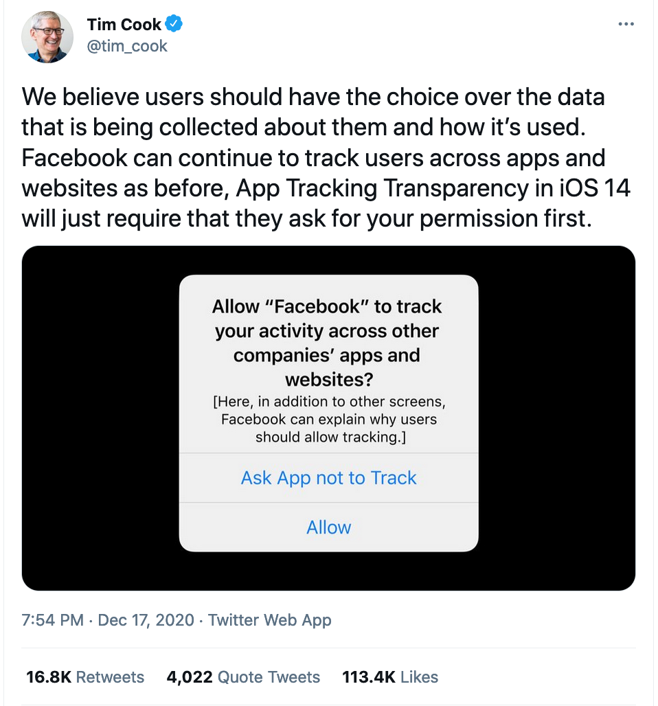 Apple’s Opt-In Prompt