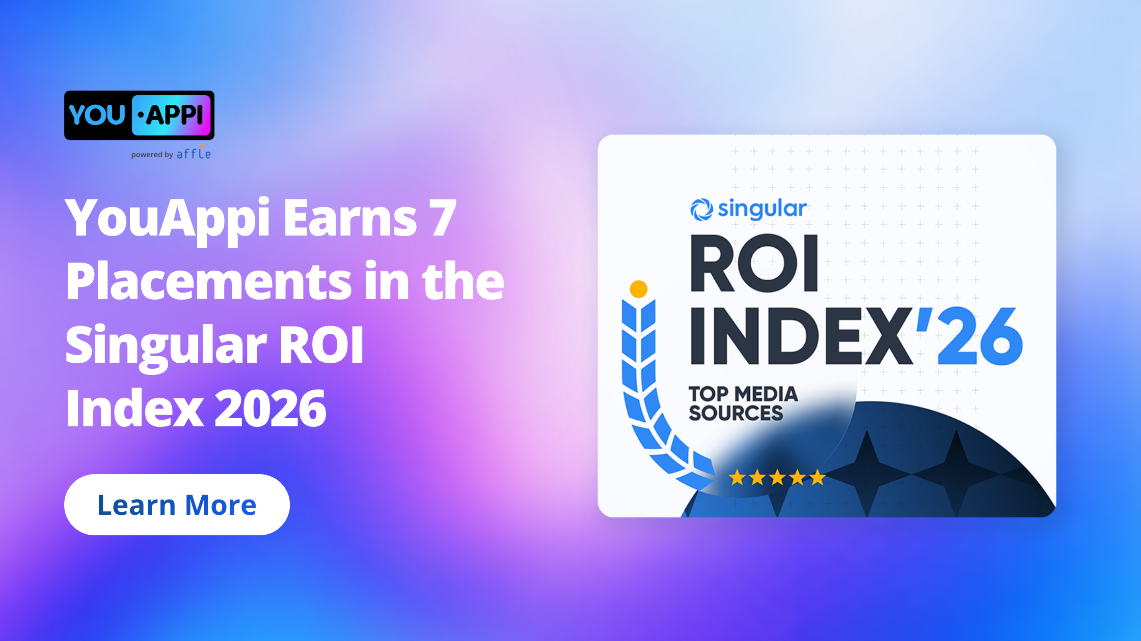 YouAppi Shines in Singular's 2026 ROI Index with 7 Gaming Leaderboard Placements